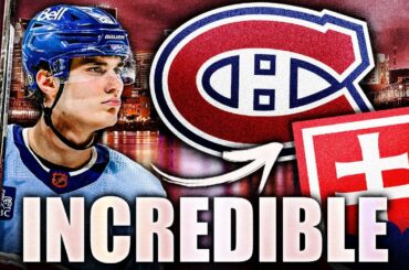 JURAJ SLAFKOVSKY SPEAKS OUT ON MISSING WORLD JUNIORS: THIS MAN IS INCREDIBLE (Canadiens, Habs News)