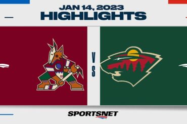 NHL Highlights | Coyotes vs. Wild - January 14, 2023