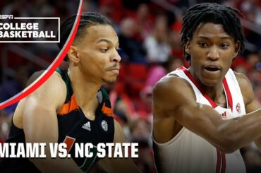 No. 16 Miami Hurricanes vs. NC State Wolfpack | Full Game Highlights