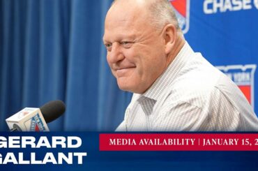 New York Rangers: Gerard Gallant Pregame Media Availability | Jan. 15, 2023