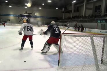 Columbus Blue Jackets Anton Forsberg NHL Prospects Tournament Practice 9/11/2014