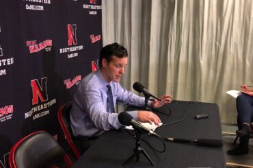 BU Men's Hockey -- Coach Quinn Postgame (11/10/17) at Northeastern