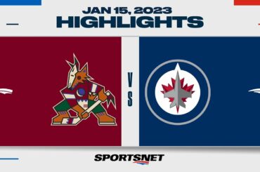 NHL Highlights | Coyotes vs. Jets - January 15, 2023
