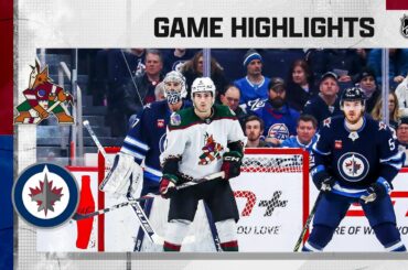 Coyotes @ Jets 1/15 | NHL Highlights 2023