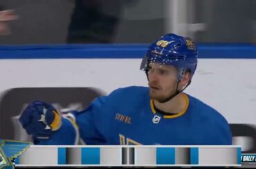 Pavel Buchnevich scores vs Lightning and Vasilevskiy (14 jan 2023)