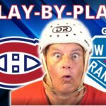 NHL GAME PLAY BY PLAY: CANADIENS VS RANGERS