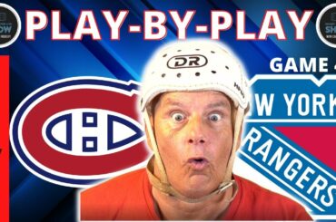 NHL GAME PLAY BY PLAY: CANADIENS VS RANGERS