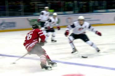 WJC - Jake McCabe hit to the head penalty on Ouellet. Dec 30th 2012