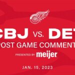 Dylan Larkin & Coach Lalonde Post Game | 1/14/23 CBJ