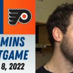 Conor Timmins Speaks After Scoring First NHL Goal (1/8/2023)