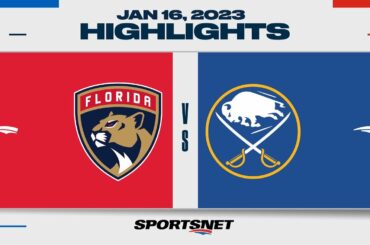 NHL Highlights | Panthers vs. Sabres - January 16, 2023