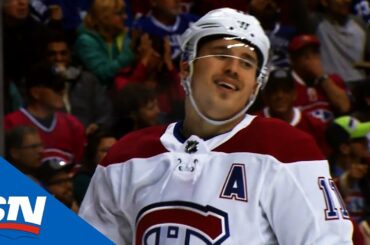 Brendan Gallagher In Disbelief After Ben Hutton Lays Out To Steal Goal