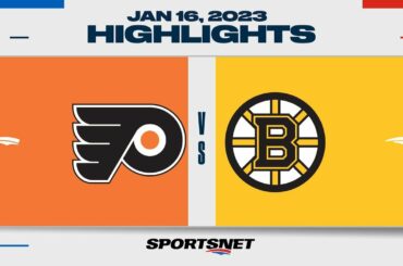 NHL Highlights | Flyers vs. Bruins - January 16, 2023
