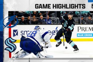 Lightning @ Kraken 1/16 | NHL Highlights 2022
