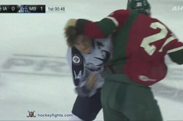 Carson Soucy vs J.C. Lipon Nov 23, 2018