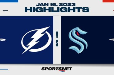 NHL Highlights | Lightning vs. Kraken - January 16, 2023