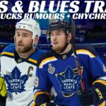 Huge NHL Trade Rumours - Leafs & Blues Trade? Major Canucks Rumours, Sens, & Kings + Wild Sign Boldy