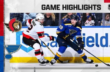 Senators @ Blues 1/16 | NHL Highlights 2023
