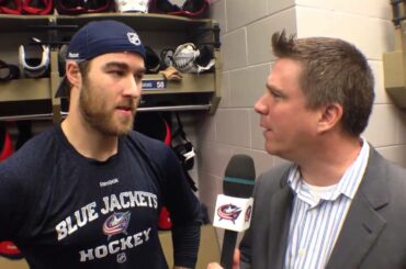 Pre-game: David Savard (10/17/13)