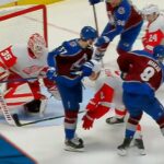 Avalanche's Cale Makar Dances Into The Slot And Fires It Past Red Wings' Ville Husso