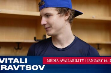 New York Rangers: Vitali Kravtsov Postgame Media Availability | Jan. 16, 2023