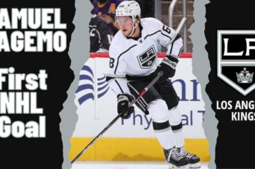 Samuel Fagemo #68 (Los Angeles Kings) first NHL goal Dec 3, 2022
