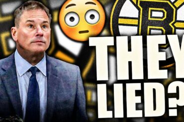Boston Bruins LIED TO BRUCE CASSIDY About Job Security Before FIRING Him? NHL News & Rumours Today