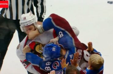 Andreas Englund And Austin Watson Drop The Gloves