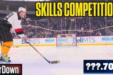 JESSE COMPETES AGAINST NHL PLAYERS IN SKILLS COMPETITION