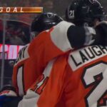 Ivan Provorov assists on Konecny's shorthanded goal vs Capitals (11 jan 2023)