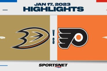 NHL Highlights | Ducks vs. Flyers - January 17, 2023