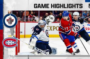 Jets @ Canadiens 1/17 | NHL Highlights 2023