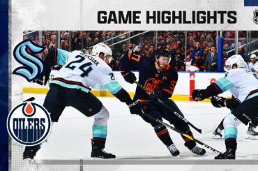 Kraken @ Oilers 1/17 | NHL Highlights 2023