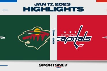 NHL Highlights | Wild vs. Capitals - January 17, 2023