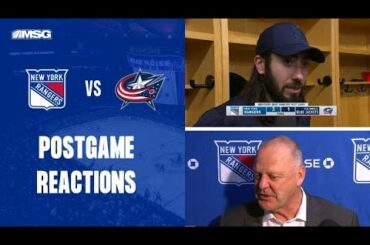 Zibanejad, Miller, Goodrow & Coach Gallant reflect on dominate 3-1 victory | New York Rangers