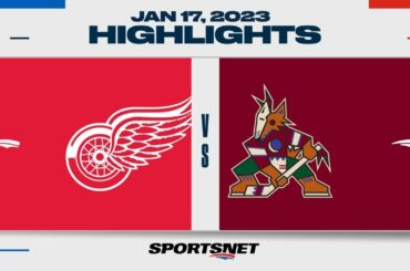NHL Highlights | Red Wings vs. Coyotes - January 17, 2023