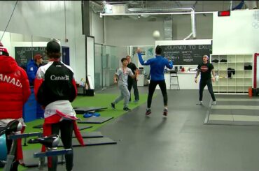 Samuel Girard (backstage)  - ISU World Cup Short Track Speed Skating Toronto