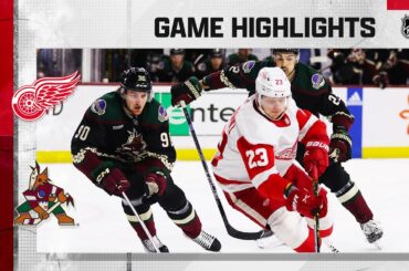 Red Wings @ Coyotes 1/17 | NHL Highlights 2023
