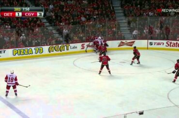 Cory Emmerton hits Paul Byron