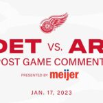 Larkin, Walman, Hellberg & Coach Lalonde Post Game | 1/17 ARI