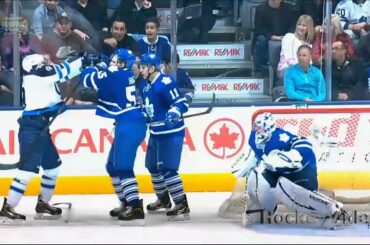 Zach Bogosian vs Korbinian Holzer fight . Mar 16, 2013