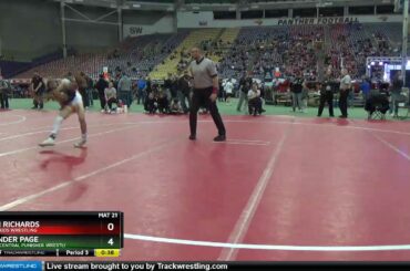 10U 77 Thunder Page South Central Punisher Wrestli Vs ZKai Richards Camel Kids Wrestling