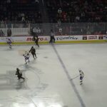 Trey Fix-Wolansky of the Cleveland Monsters scores vs. the Laval Rocket 1/14/23