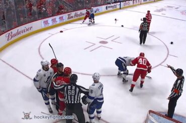 Yanni Gourde vs Tomas Tatar Jan 7, 2018