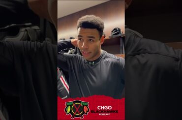 Chicago Blackhawks defenseman Isaak Phillips on his growing confidence #shorts