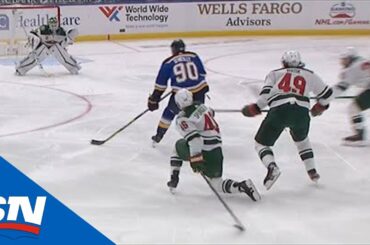 Wild Surrender Shorthanded Breakaway Goal To Ryan O'Reilly