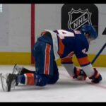 Alex Ovechkin hammers Pageau with a big hit and gets no penalty (16 jan 2023)