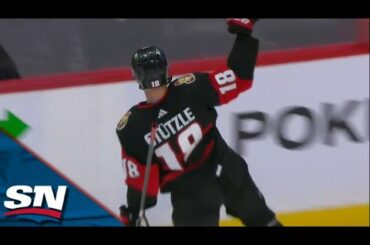 Senators' Tim Stutzle Fakes Out Sidney Crosby Before Firing Home 20th Goal Of Season