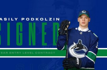 Canucks Sign Vasily Podkolzin - Highlights
