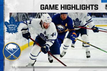 Maple Leafs @ Sabres 11/13/21 | NHL Highlights